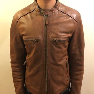 Coach Bleecker Jacket in Fawn size Medium.